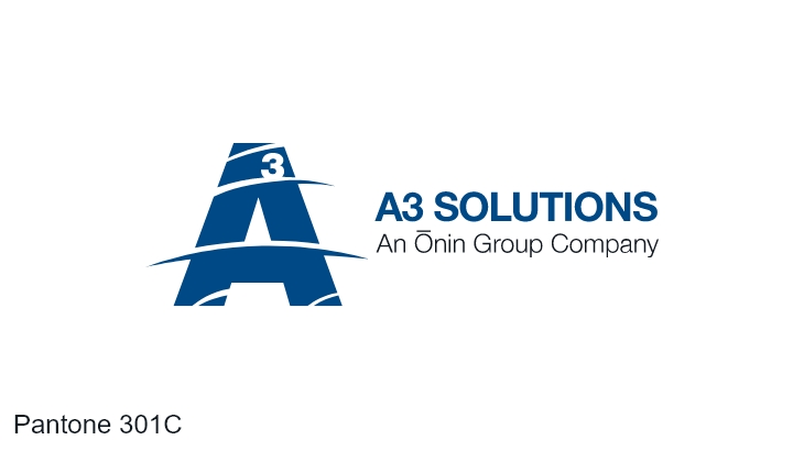 A3 Solutions primary logo on light background