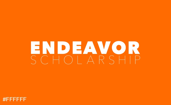 Endeavor Scholarship logo on dark background