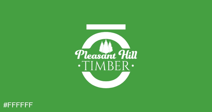 Pleasant Hill Timber primary logo on dark background