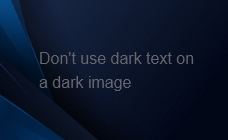 Use light text on a dark image