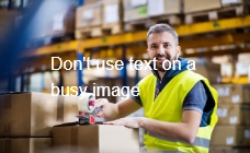 Don't use text on a busy image