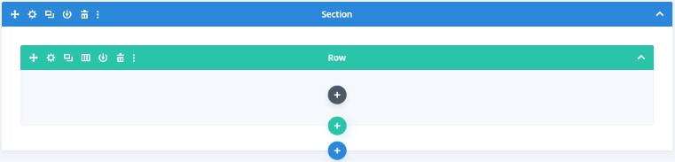 Divi Section - Wireframe View